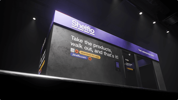 3D model of Shelfio store
